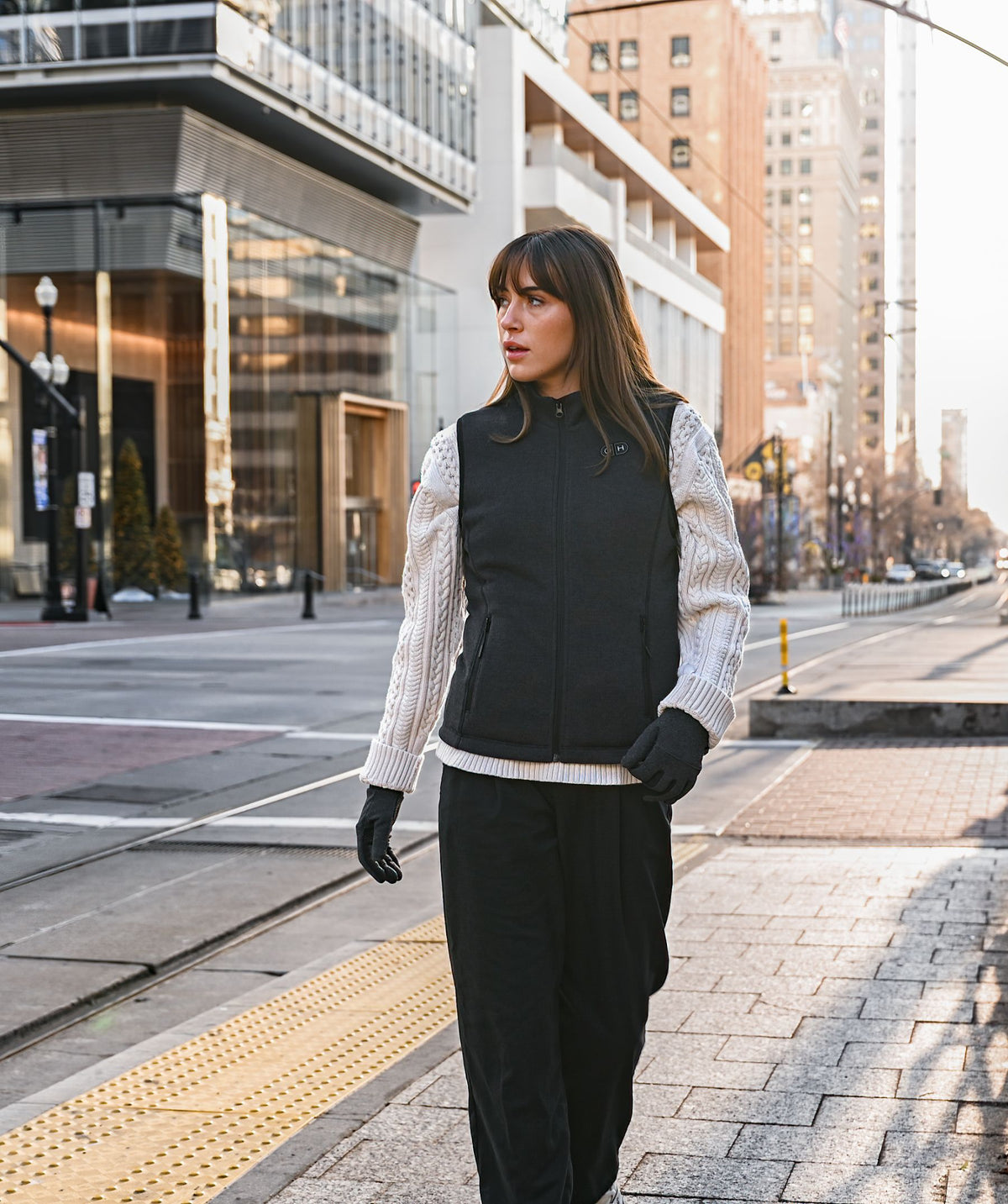 OH-1 Women’s Heated Recycled Fleece Vest